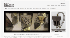 Desktop Screenshot of dnddice.com